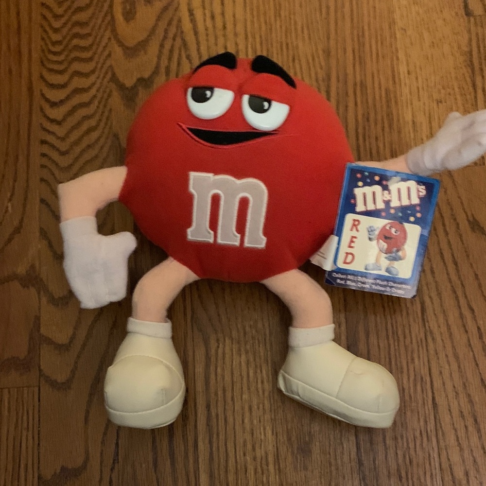 M&M'S Red Character Plush with White Shoes